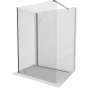 Mexen Kioto Duschwand Walk-in 135 x 100 cm, transparent, schwarz - 800-135-212-70-00-100