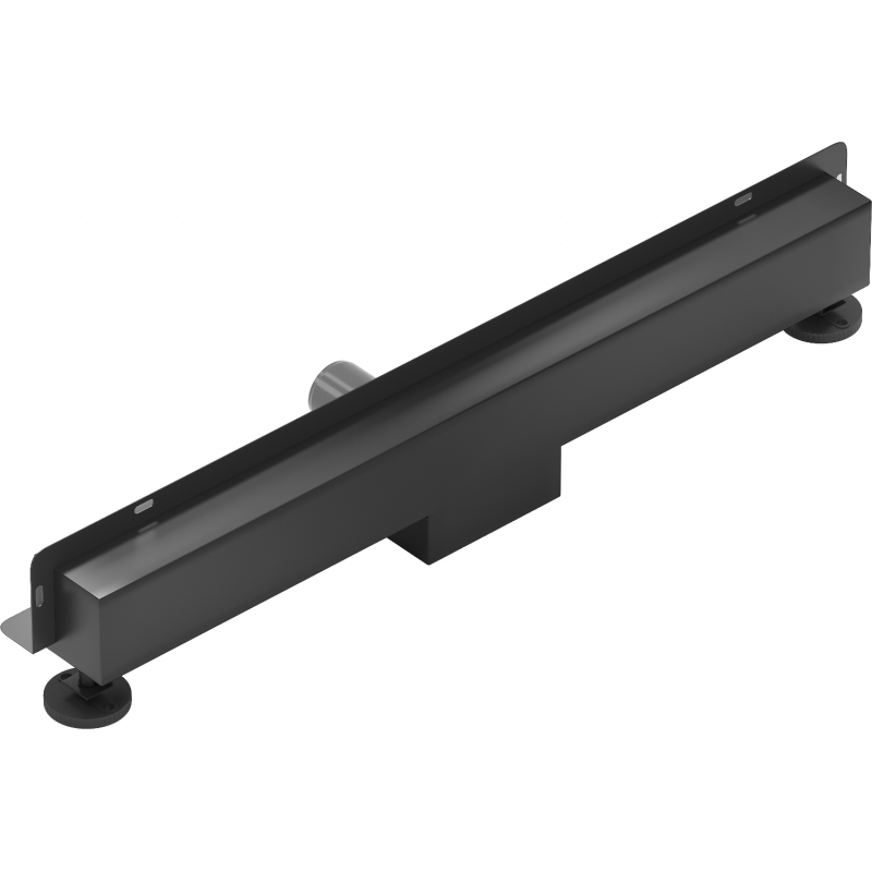 Mexen Flat Wall Wandablauf 2-in-1 60 cm, schwarz - 1730060