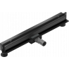 Mexen Flat Wall Wandablauf 2-in-1 60 cm, schwarz - 1730060