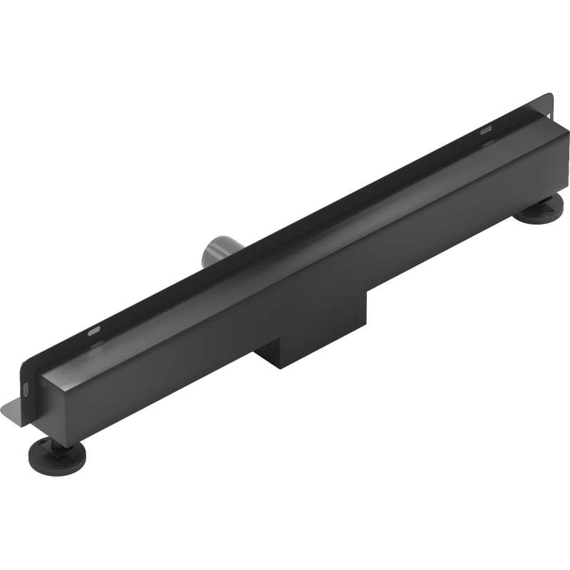 Mexen Flat Wall Wandablauf 2-in-1, 70 cm, schwarz - 1730070