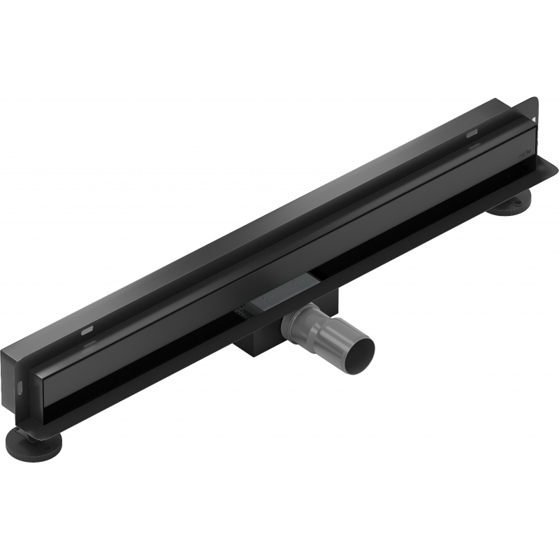 Mexen Flat Wall Wandablauf 2-in-1, 70 cm, schwarz - 1730070