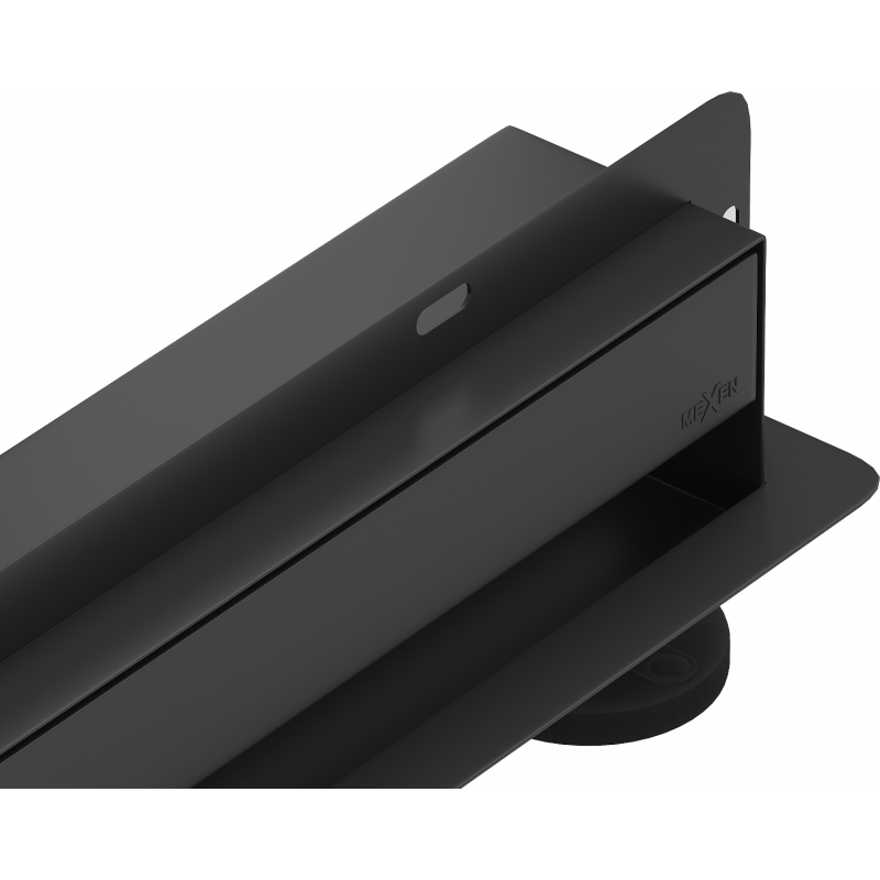Mexen Flat Wall Wandablauf 2-in-1, 70 cm, schwarz - 1730070