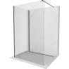 Mexen Kioto Duschwand Walk-in 130 x 100 cm, transparent, schwarz - 800-130-212-70-00-100