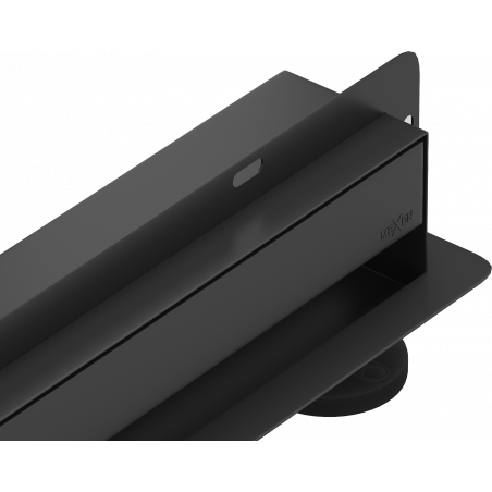 Mexen Flat Wall Wandabflussrinne 2-in-1 80 cm, schwarz - 1730080