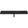Mexen Flat Wall Wandablauf Rinne 2-in-1 90 cm, schwarz - 1730090