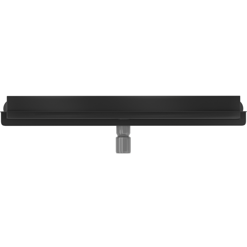 Mexen Flat Wall wandseitiger, linearer Ablauf 2-in-1 100 cm, schwarz - 1730100