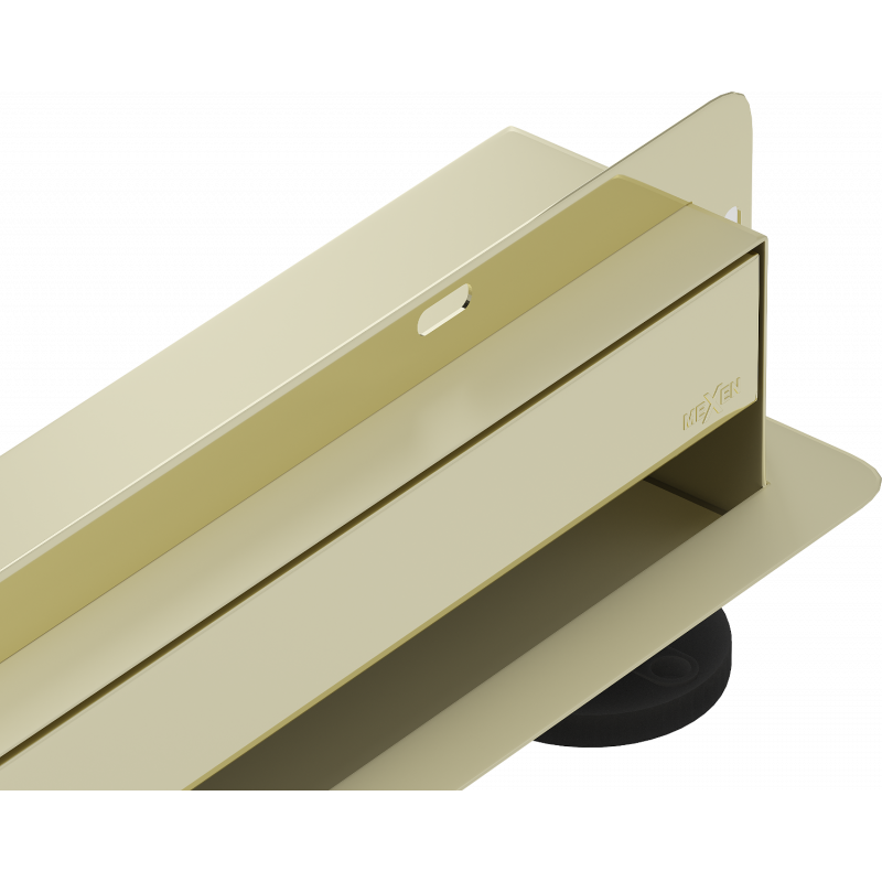 Mexen Flat Wall Wandablauf linear 2-in-1 60 cm, gold - 1530060