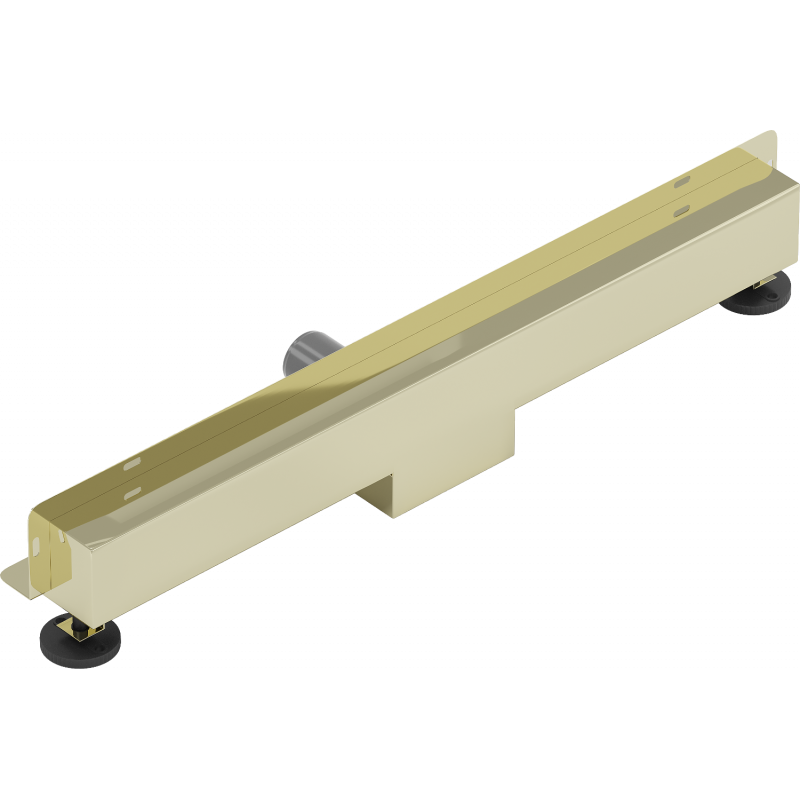 Mexen Flat Wall Wandablauf linear 2-in-1 60 cm, gold - 1530060