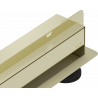 Mexen Flat Wall Wandablauf 2-in-1 70 cm, golden - 1530070