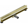 Mexen Flat Wall Wandablauf 2-in-1 70 cm, golden - 1530070