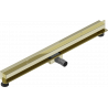 Mexen Flat Wall Wandablauf 2-in-1 90 cm, gold - 1530090