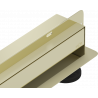 Mexen Flat Wall wandlinearabfluss 2-in-1 100 cm, gold - 1530100