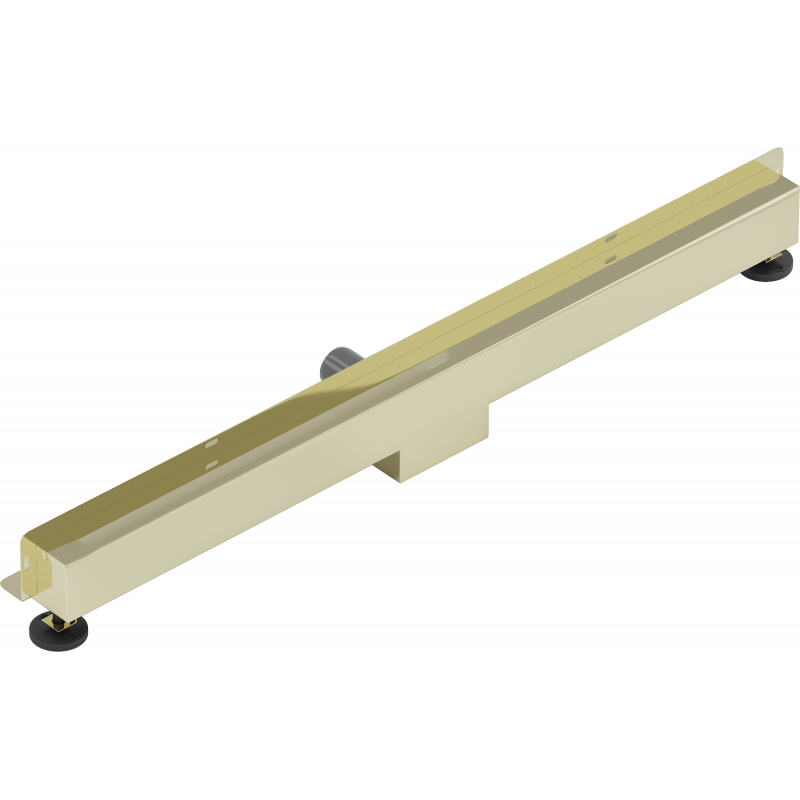 Mexen Flat Wall wandlinearabfluss 2-in-1 100 cm, gold - 1530100