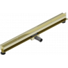 Mexen Flat Wall wandlinearabfluss 2-in-1 100 cm, gold - 1530100