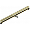 Mexen Flat Wall Wandablauf 2-in-1, 120 cm, gold - 1530120