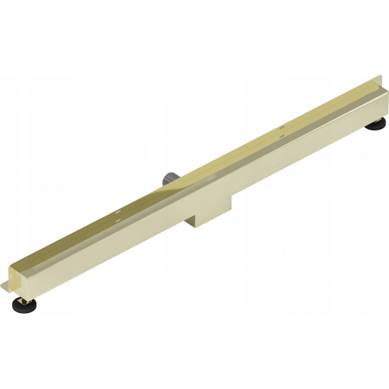 Mexen Flat Wall Wandablauf 2-in-1 110 cm, gold - 1530110