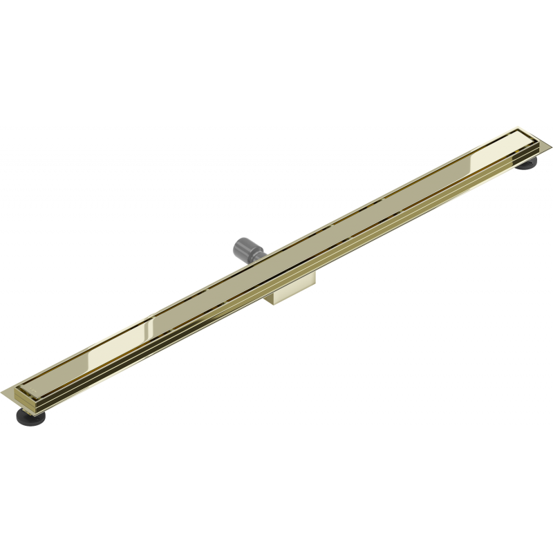 Mexen Flat M13 Linienablauf 2-in-1 120 cm, gold - 1510120