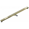 Mexen Flat M13 Linienablauf 2in1 160 cm, gold - 1510160