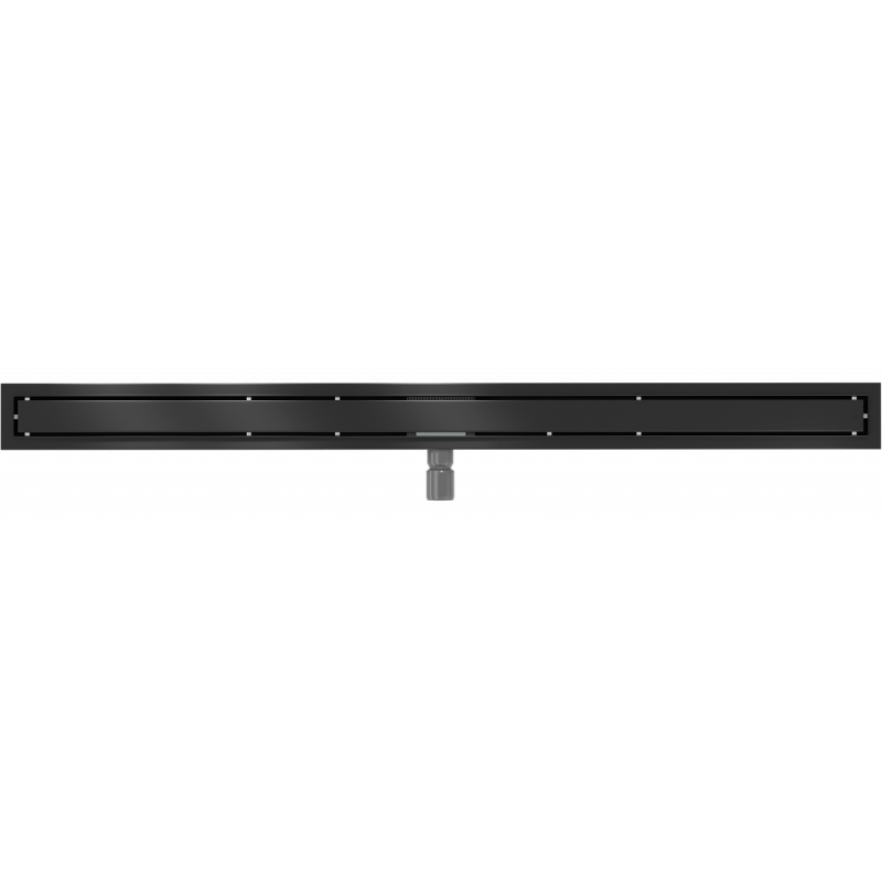 Mexen Flat M13 linearer Ablauf 2 in 1 140 cm, schwarz - 1710140