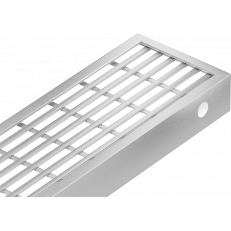 Mexen Flat M33 Abdeckung für Rinnenablauf 100 cm, Inox - 1033100