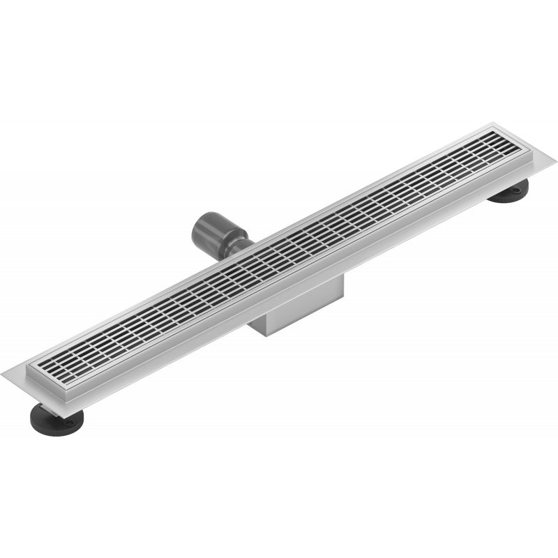 Mexen Flat M33 Lineare Duschrinne 50 cm, Inox - 1033050-15