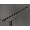Mexen Kioto Duschwand Walk-in 100 x 100 x 30 cm, transparent, schwarz - 800-100-100-221-70-00-030