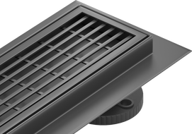 Mexen Flat M33 Linearer Ablauf 100 cm, schwarz - 1733100-15