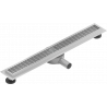 Mexen Flat 360° M33 drehbarer Linienablauf 50 cm, Inox - 1033050-40