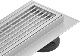 Mexen Flat 360° M33 drehbarer Linienablauf 50 cm, Inox - 1033050-40