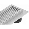 Mexen Flat 360° M33 drehbarer Linienablauf 80 cm, Inox - 1033080-40