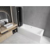 Mexen Felix 3-fach faltbare Badewannenabtrennung 120 x 140 cm, Graphit, Chrom - 890-120-003-01-40
