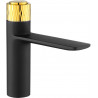 Mexen Zero+ Waschtischarmatur, schwarz/gold - 71600-75