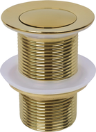 Mexen Klappverschluss klein rund, gold - 79915-50