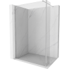 Mexen Kioto Duschwand Walk-in 100 x 40 cm, transparent, chrom - 800-100-212-01-00-040