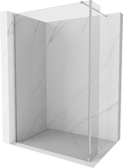 Mexen Kioto Duschwand Walk-in 100 x 40 cm, transparent, chrom - 800-100-212-01-00-040