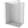 Mexen Kioto Duschwand Walk-in 155 x 30 cm, transparent, Chrom - 800-155-212-01-00-030