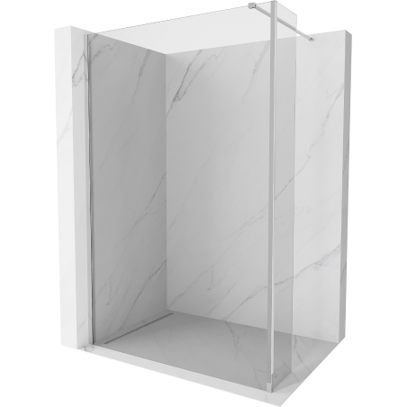 Mexen Kioto Duschwand Walk-in 140 x 40 cm, transparent, chrom - 800-140-212-01-00-040