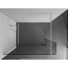 Mexen Kioto Duschwand Walk-in 105 x 30 cm, transparent, weiß - 800-105-212-20-00-030