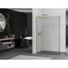 Mexen Kioto Duschwand Walk-in 105 x 40 cm, transparent, gold - 800-105-212-50-00-040
