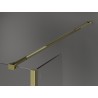 Mexen Kioto Duschwand Walk-in 180 x 40 cm, transparent, gold - 800-180-212-50-00-040