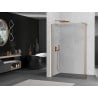 Mexen Kioto Duschwand Walk-in 105 x 30 cm, transparent, gebürstetes Kupfer - 800-105-212-65-00-030