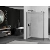Mexen Kioto Duschwand Walk-in 180 x 30 cm, transparent, gun grau gebürstet - 800-180-212-66-00-030