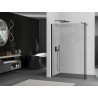 Mexen Kioto Duschwand Walk-in 135 x 30 cm, transparent, schwarz - 800-135-212-70-00-030