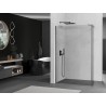 Mexen Kioto Duschwand Walk-in 125 x 30 cm, transparent, Gun Metal - 800-125-212-95-00-030