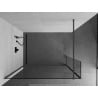 Mexen Kioto Duschwand Walk-in 110 x 40 cm, transparent, Gun Metal - 800-110-212-95-00-040