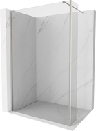 Mexen Kioto Duschwand Walk-in 100 x 30 cm, transparent, gebürsteter Nickel - 800-100-212-97-00-030