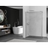 Mexen Kioto Duschwand Walk-in 130 x 30 cm, transparent, gebürsteter Nickel - 800-130-212-97-00-030