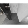 Mexen Kioto Duschwand Walk-in 90 x 40 cm, transparent, gebürsteter Nickel - 800-090-212-97-00-040