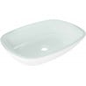 Mexen Araks Glaswaschbecken Aufsatzwaschbecken 54 x 39 cm, weiß - 24155430