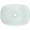 Mexen Araks Glaswaschbecken Aufsatzbecken 54 x 39 cm, weiß - 24155430